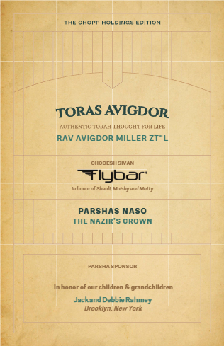 Toras Avigdor — Parshas Naso