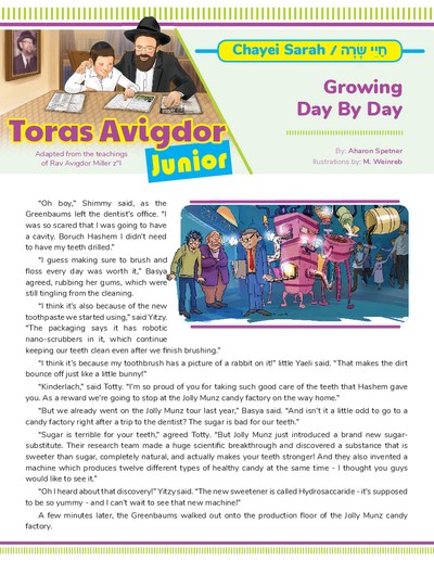 Toras Avigdor - Junior — Parshas Chayei Sarah