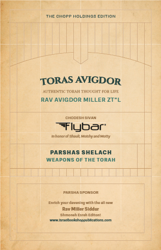 Toras Avigdor — Parshas Shlach