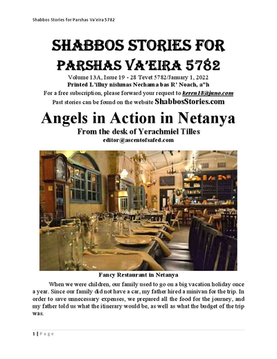 Shabbos Stories — Parshas Va'eira