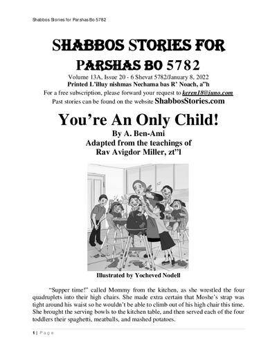 Shabbos Stories — Parshas Bo