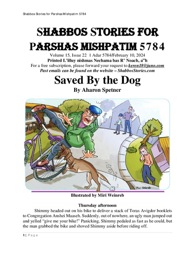 Shabbos Stories — Parshas Mishpatim