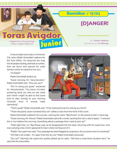 Toras Avigdor - Junior — Parshas Bamidbar