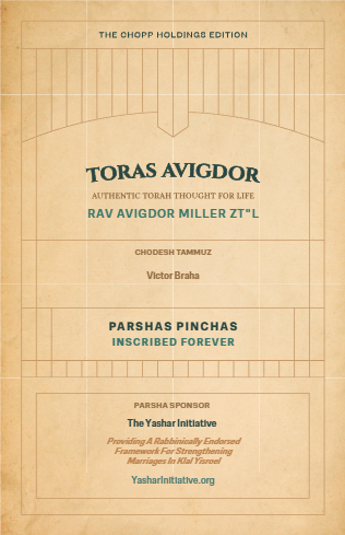 Toras Avigdor — Parshas Pinchas
