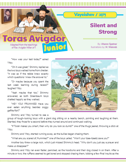 Toras Avigdor - Junior — Parshas Vayeishev