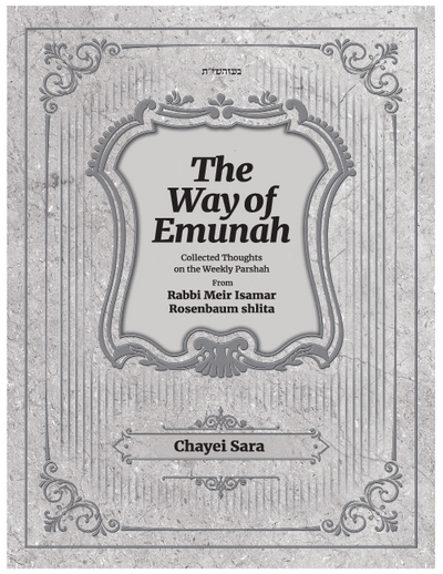 The Way of Emunah — Parshas Chayei Sarah