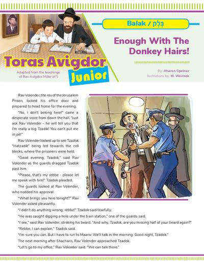 Toras Avigdor - Junior — Parshas Balak