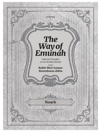 The Way of Emunah — Parshas Noach