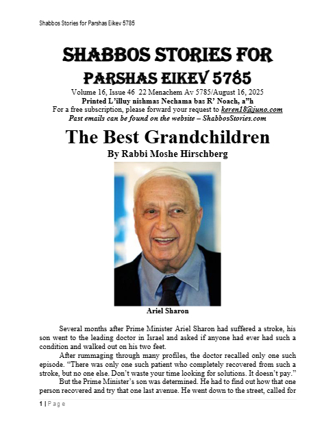Shabbos Stories — Parshas Eikev