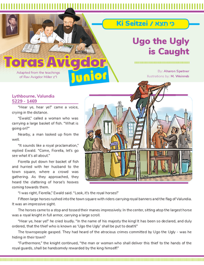Toras Avigdor - Junior — Parshas Ki Teitzei
