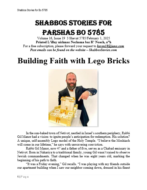 Shabbos Stories — Parshas Bo