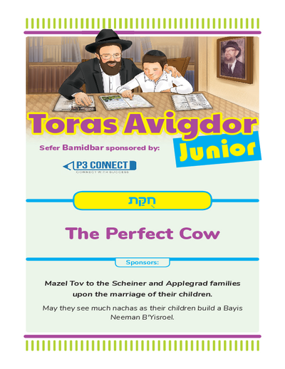 Toras Avigdor - Junior — Parshas Chukas