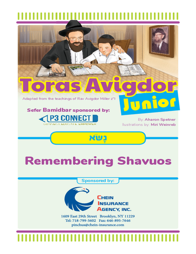 Toras Avigdor - Junior — Parshas Naso