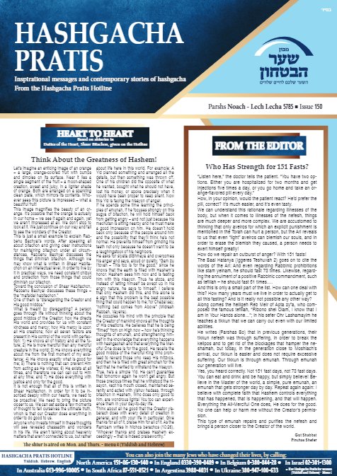 Hashgacha Pratis — Parshas Lech-Lecha