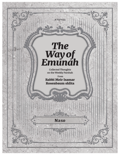 The Way of Emunah — Parshas Naso
