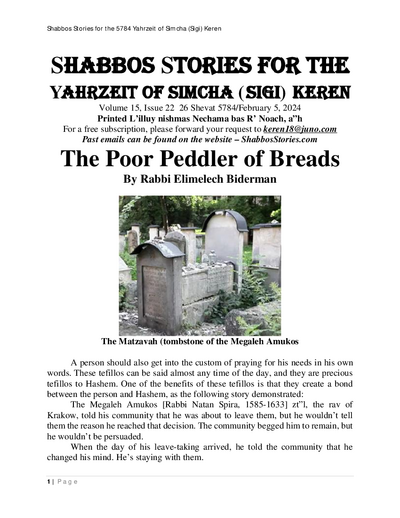 Shabbos Stories — Parshas Yisro